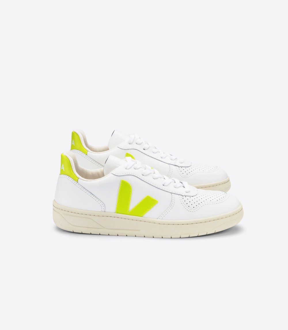 Veja Sneakers Barbati - V-10 Piele - Albi - 9875620-RN